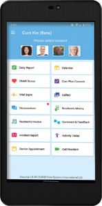 Cura Kin, Mobile Care App