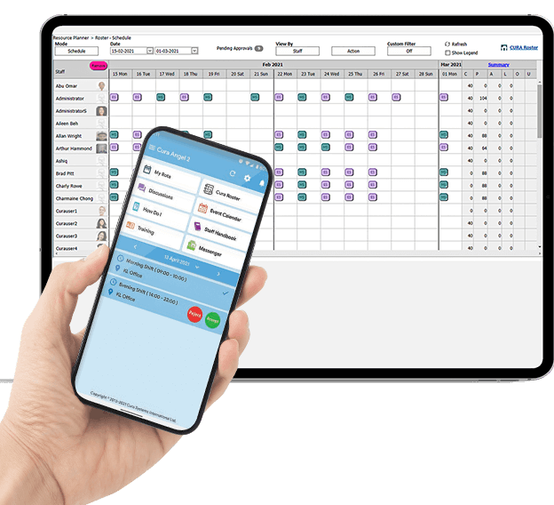 Cura Systems, Cura Roster Planner